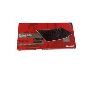 Microsoft Keyboard Black Bluetooth Mobile 5000 Comfort‎ Curve Ergonomic 1390